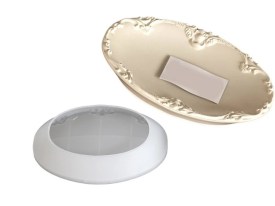 Molde silicona bandeja oval firuletes